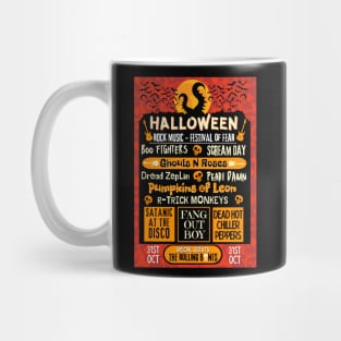 Halloween Rock Music Festival |Halloween Music Mug